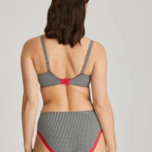 Prima Donna Twist 0541791 Gentlelady tailleslip in zwart-wit geruit