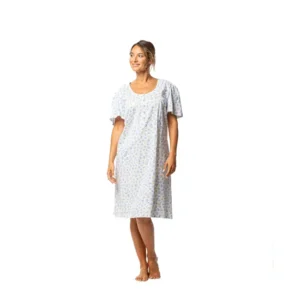 Egatex nachthemd: klassiek model, korte mouw, 100% Katoen ( EGA.465 )