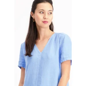 Signe Nature Kleed: Linnen, Blauw ( Signe.1301 )