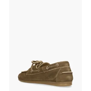 Posa Boat Loafer Bruin Veterschoenen