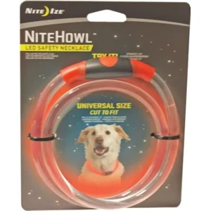 Nite Ize NiteHowl Led Veiligheidsketting Rood voor de Hond NHO-10-R3