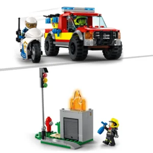 LEGO® 60319 City Brandweer en Politie achtervolging