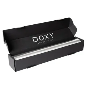 Doxy Die Cast 3R Oplaadbare Wand Massager Mat Zwart