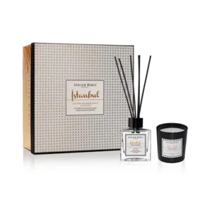 Atelier Rebul Istanbul geschenkset geurstokken 120 ML en geurkaars 210 gr