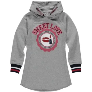 hooded sweat jurkje  Faith grey