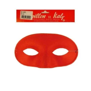 Oogmasker - Domino - Rood