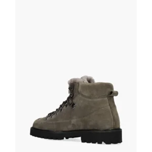 Nubikk Logan Chad Fur Grijs Heren Veterboots