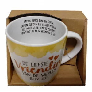 Mok - Liefste vriendin - Met binnentekst