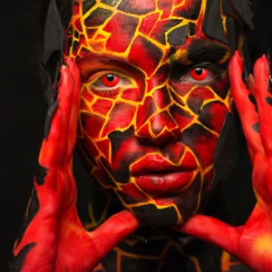 Devil Eye rode lenzen | Rode kleurlenzen zonder sterkte  | Halloween daglenzen