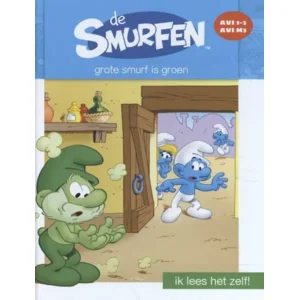 De Smurfen - Grote Smurf is groen - Leesboekje - AVI 1-2 - AVI M3