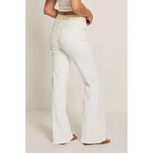 Para Mi Broek Eve Elastic: White, color denim ( PARA.391 )