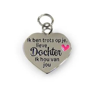 Bedeltje - Lieve dochter - Charms for you