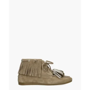 Toral Mausi Taupe Dames Enkellaarsjes
