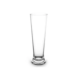 Set onbreekbare glazen hoog bierglas helder transparant 6 stuks 33cl