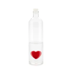 Waterfles Atlantis Love Hart Rood 1.2L Balvi