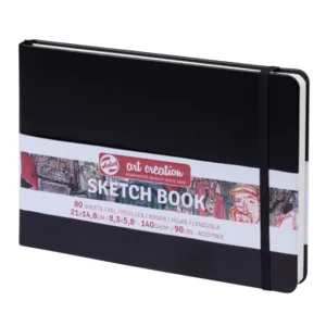 Schetsboek - Zwart - 14,8x21cm - 140grams - Art Creation