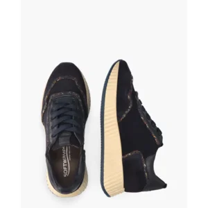 Softwaves Alexa Blauw/Multi Damessneakers