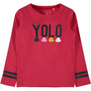Name-It Meisjes T-Shirt Layolo True Red