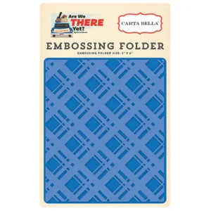 Carta Bella Embossing Folder Bold Plaid