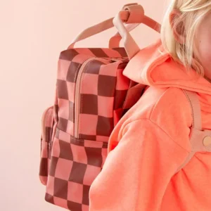 Sticky Lemon Rugzak Kinderen Blokken Roze Bruin