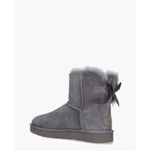 UGG Mini Bailey Bow II Obsidian Dames Enkelboots
