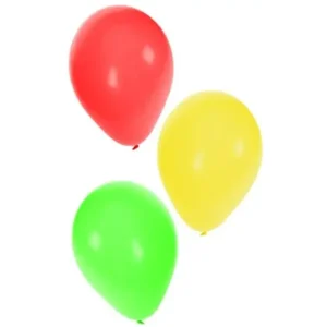 Ballonnen - Rood, geel & groen - 36st.