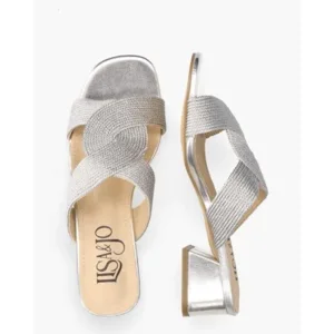 Lisa & Jo Warish Zilver Damesslippers