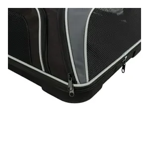 Trixie Hondentas Vliegtuigtas Boarding Zwart/Grijs 55X23X40 cm