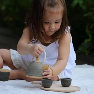 Theeservies - Chai latte - Klassiek - Hout