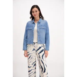Signe Nature Jeansvest: Met knopen sIGNE.1308