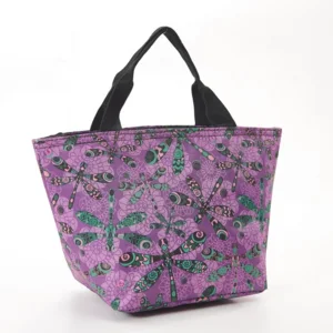 Lunch tas libelle paars isotherm Eco Chic