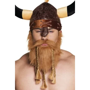 Baard met snor - Viking - Bruin - Groot