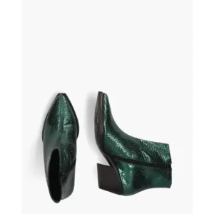 Jas Exports Savi Groen Dames Enkelboots