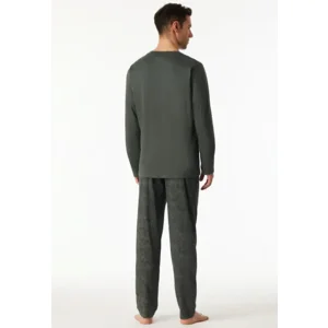 Schiesser – Fine Interlock – Pyjama – 182655 – Dark Green