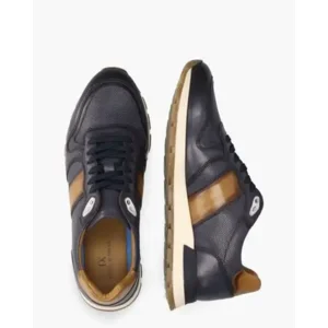 Daniel Kenneth Winay Donkerblauw/Bruin Herensneakers