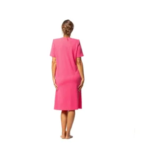 Egatex zomer kamerjas: Pink, Korte mouw met knopen ( EGA.481 )