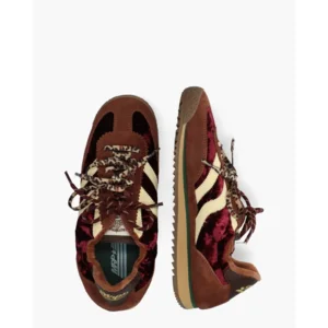 MRP By Maripé Utah V.10 Bruin/Bordeaux Damessneakers