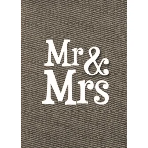 Modern tapijt Mr.& Mrs.