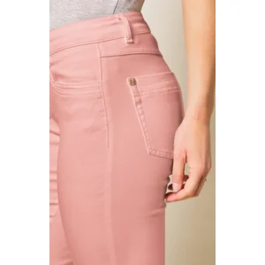 Para Mi Broek: Amber, Color Denim, Matte Pink, L28 ( PARA.221 )