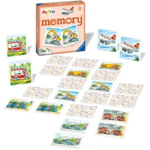 Spel - Memory - My first memory - Voertuigen - 2+