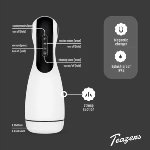 Teazers Automatische Masturbator Wit