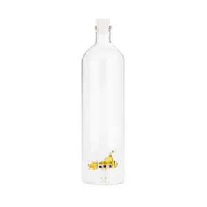 Balvi Waterfles Karaf Onderzeeër Geel Glas 1.2L