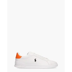 Polo Ralph Lauren Heritage Court II Wit/Oranje Herensneakers