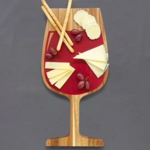 Balvi Kaasplank Rode Wijn Glas