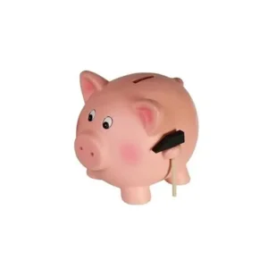 Spaarpot - XL spaarvarken - Terracotta - Met hamer - 21x16cm