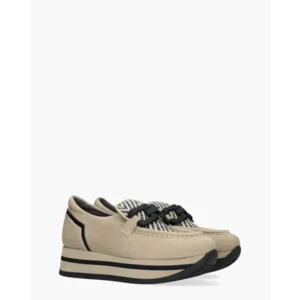 Softwaves Celine Beige/Zwart Damesloafers