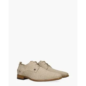 Rehab Greg Braid Grijs/Beige Heren Veterschoenen