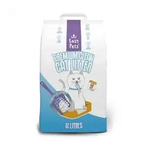 Easypets Premium Clean White Bentonite Kattenbakvulling 12l