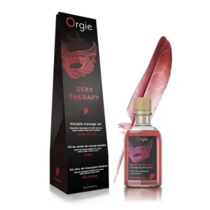 Orgie Lips Massage Kit Aardbei 100 ml