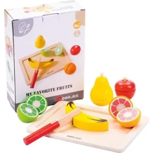 Snijfruit op plankje - Met 5 soorten fruit - 12dlg